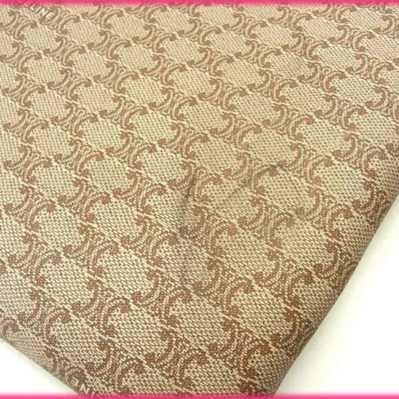 Celine Tote bag Macadam Beige Brown Woman Authentic Used - Picture 6 of 11